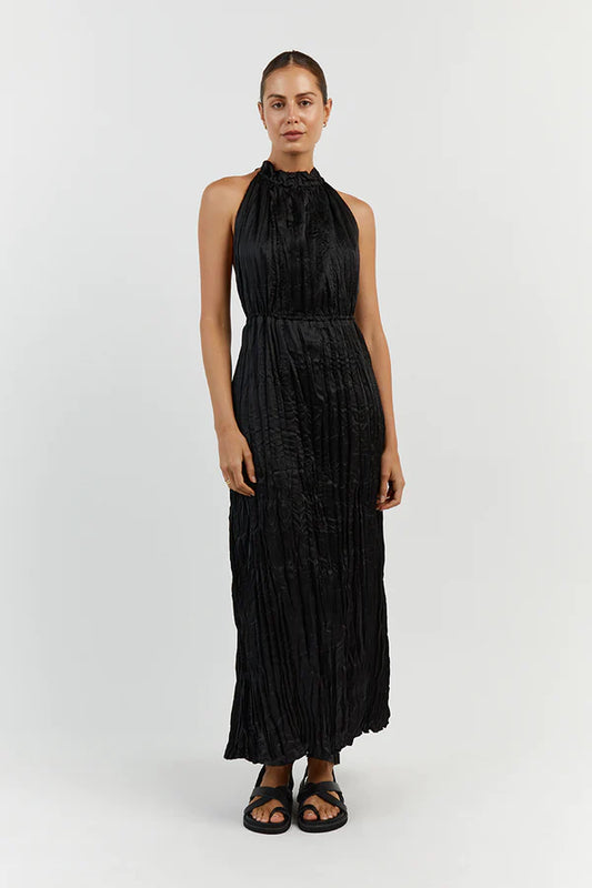 DISSH Cori Black Midi Dress