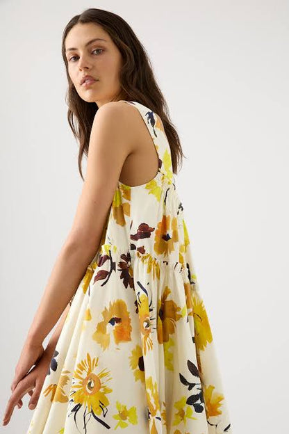 Aje Meadow Aysmmetric Mini Dress